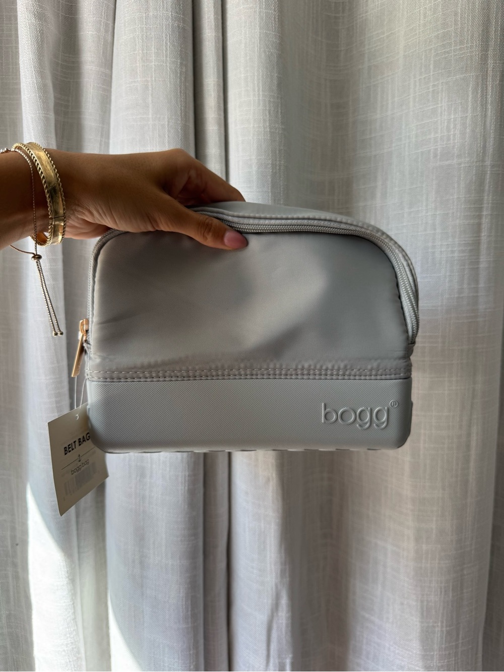 NWT bogg bag Light Gray Belt Bag